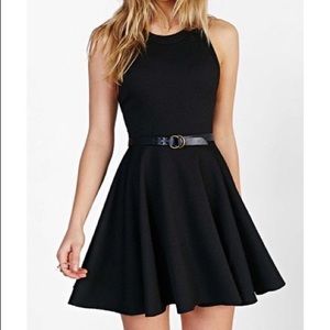 UO Kimchi Blue Black Skater Dress